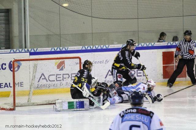 Photo hockey match Rouen - Angers  le 17/03/2012
