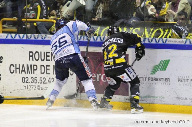 Photo hockey match Rouen - Angers  le 17/03/2012