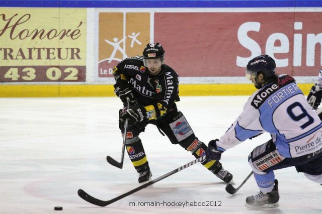 Photo hockey match Rouen - Angers  le 17/03/2012