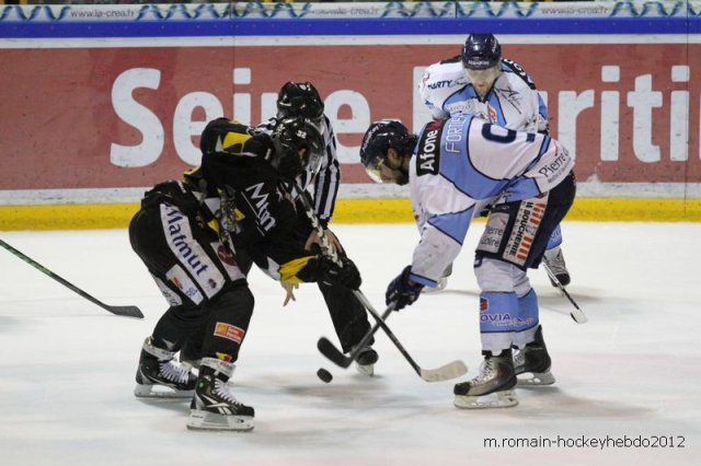 Photo hockey match Rouen - Angers  le 17/03/2012