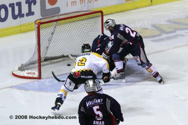 Photo hockey match Grenoble  - Rouen le 25/10/2008