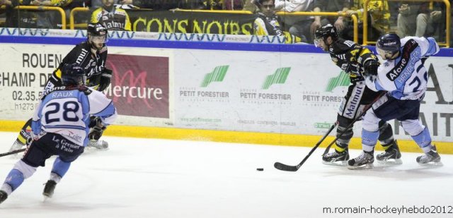 Photo hockey match Rouen - Angers  le 17/03/2012