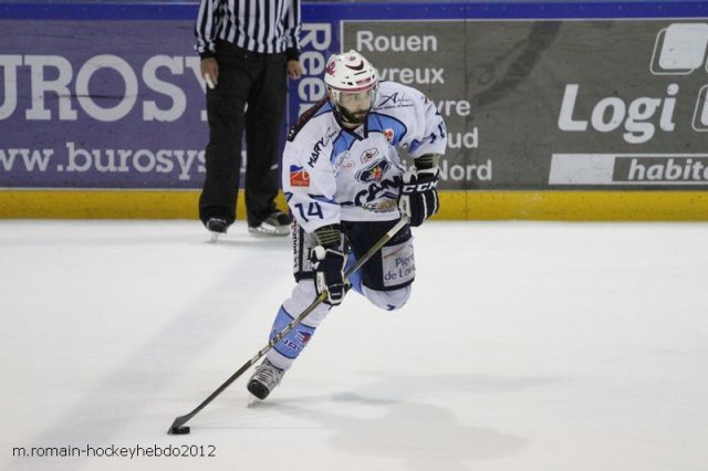Photo hockey match Rouen - Angers  le 17/03/2012
