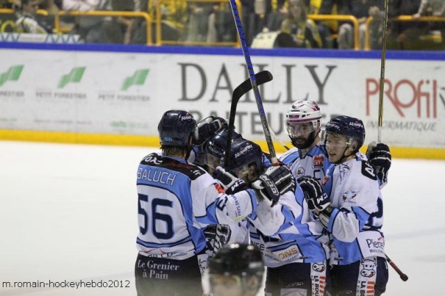 Photo hockey match Rouen - Angers  le 17/03/2012