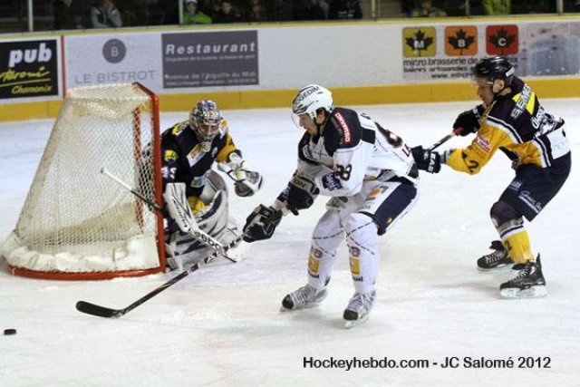 Photo hockey match Chamonix  - Grenoble  le 16/03/2012