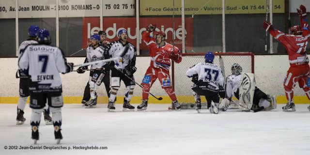 Photo hockey match Valence - Brest  le 17/03/2012