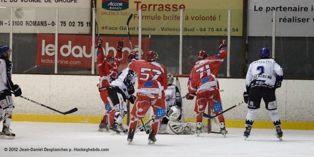 Photo hockey match Valence - Brest  le 17/03/2012