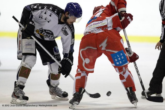 Photo hockey match Valence - Brest  le 17/03/2012