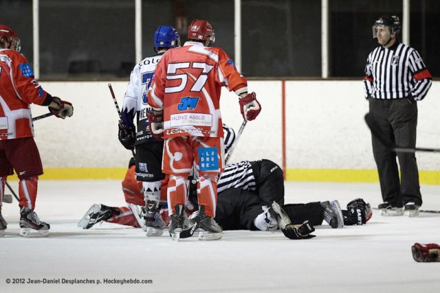 Photo hockey match Valence - Brest  le 17/03/2012