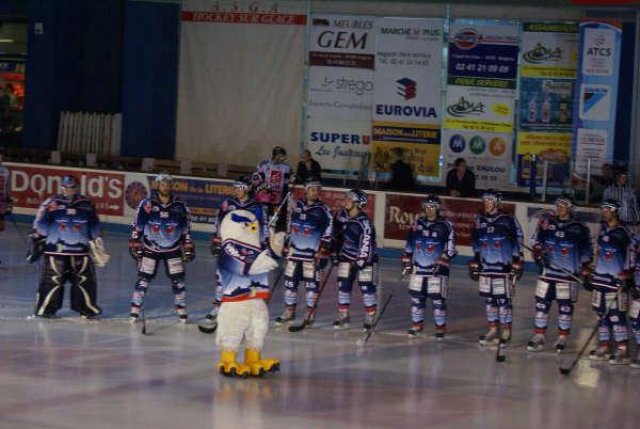 Photo hockey match Angers  - Amiens  le 25/10/2008
