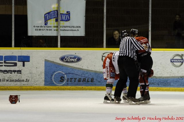 Photo hockey match Mulhouse - Anglet le 17/03/2012