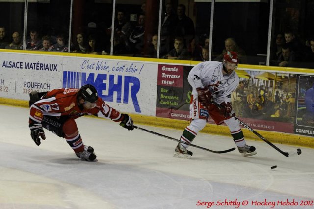 Photo hockey match Mulhouse - Anglet le 17/03/2012