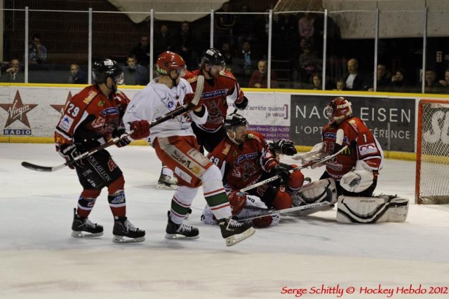 Photo hockey match Mulhouse - Anglet le 17/03/2012