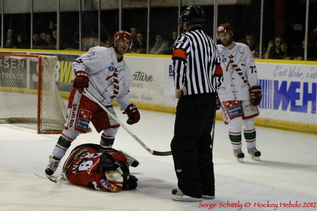 Photo hockey match Mulhouse - Anglet le 17/03/2012