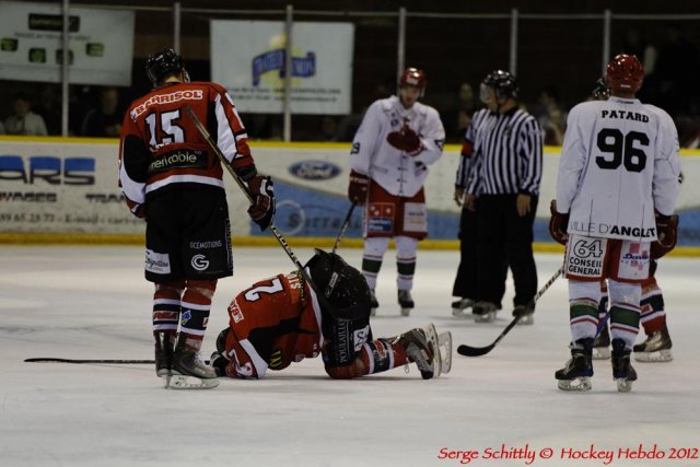Photo hockey match Mulhouse - Anglet le 17/03/2012