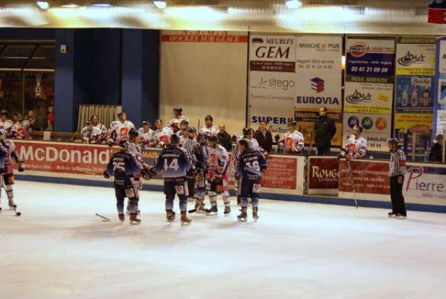 Photo hockey match Angers  - Amiens  le 25/10/2008