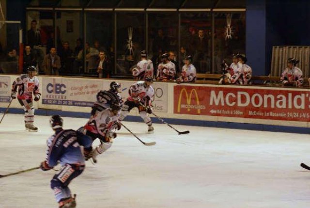 Photo hockey match Angers  - Amiens  le 25/10/2008
