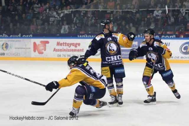 Photo hockey match Grenoble  - Chamonix  le 20/03/2012