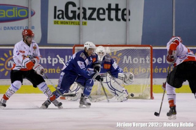 Photo hockey match Montpellier  - Mont-Blanc le 17/03/2012