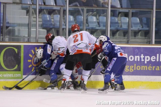 Photo hockey match Montpellier  - Mont-Blanc le 17/03/2012