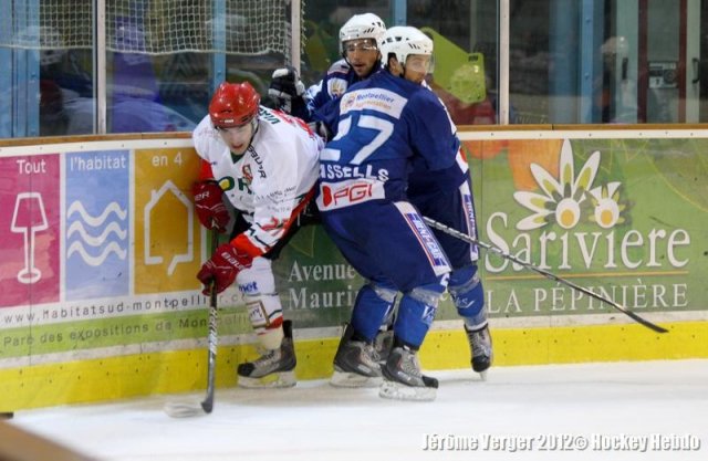Photo hockey match Montpellier  - Mont-Blanc le 17/03/2012