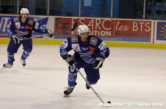 Photo hockey match Montpellier  - Mont-Blanc le 17/03/2012