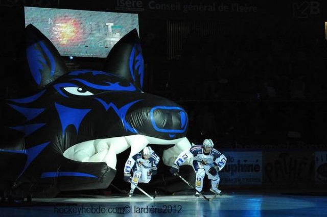 Photo hockey match Grenoble  - Chamonix  le 21/03/2012