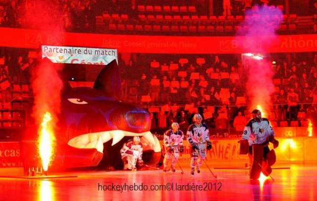 Photo hockey match Grenoble  - Chamonix  le 21/03/2012