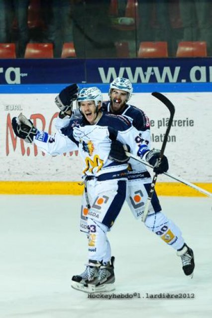 Photo hockey match Grenoble  - Chamonix  le 21/03/2012
