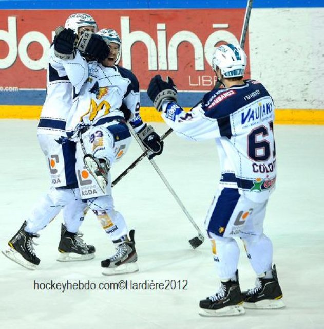 Photo hockey match Grenoble  - Chamonix  le 21/03/2012