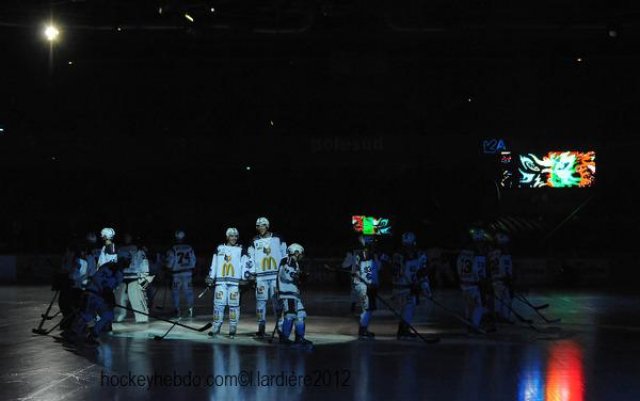 Photo hockey match Grenoble  - Chamonix  le 20/03/2012