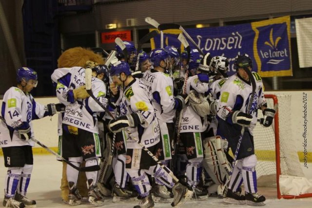 Photo hockey match Orléans - Compiègne le 24/03/2012