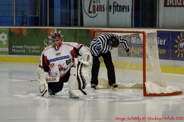 Photo hockey match Montpellier  - Mulhouse le 24/03/2012