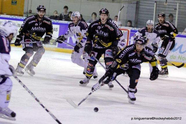 Photo hockey match Rouen - Grenoble  le 27/03/2012