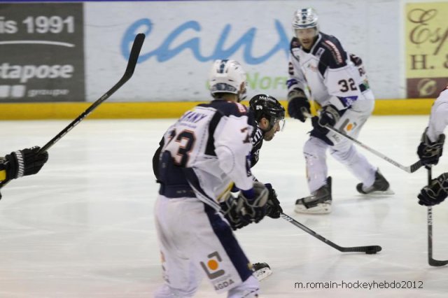 Photo hockey match Rouen - Grenoble  le 27/03/2012