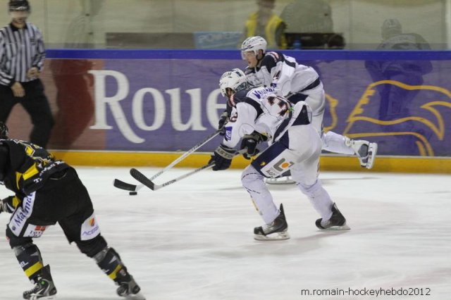 Photo hockey match Rouen - Grenoble  le 27/03/2012