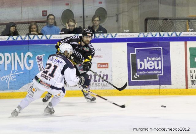 Photo hockey match Rouen - Grenoble  le 27/03/2012
