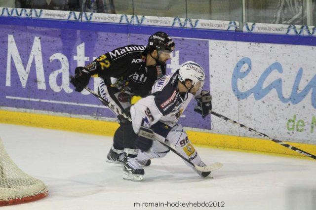 Photo hockey match Rouen - Grenoble  le 27/03/2012