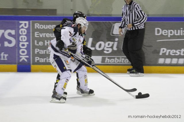 Photo hockey match Rouen - Grenoble  le 27/03/2012