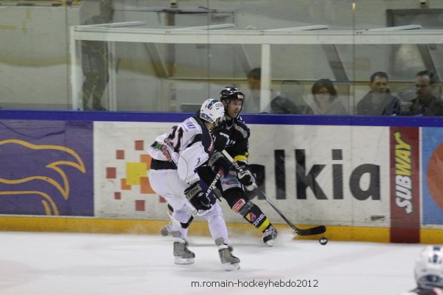 Photo hockey match Rouen - Grenoble  le 27/03/2012