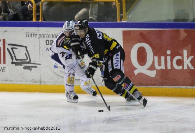 Photo hockey match Rouen - Grenoble  le 27/03/2012