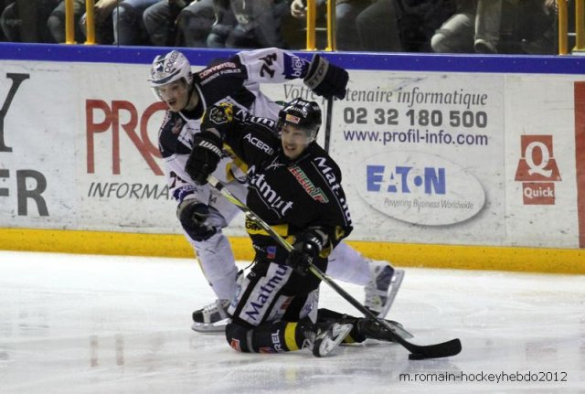 Photo hockey match Rouen - Grenoble  le 27/03/2012