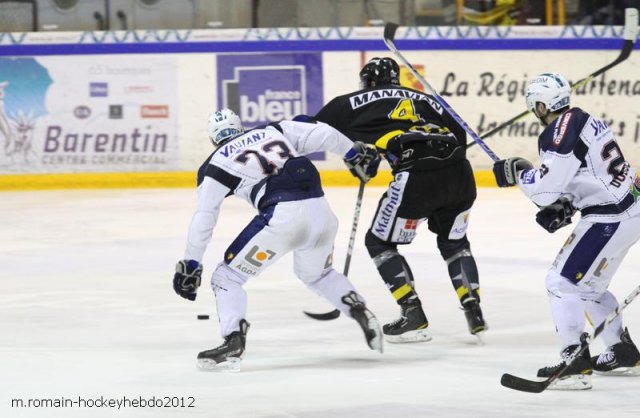 Photo hockey match Rouen - Grenoble  le 27/03/2012
