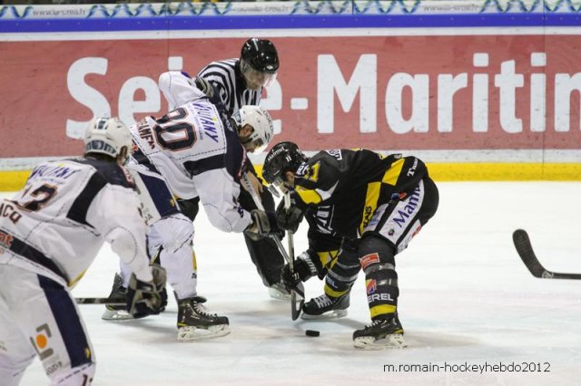 Photo hockey match Rouen - Grenoble  le 27/03/2012