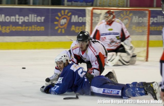 Photo hockey match Montpellier  - Mulhouse le 24/03/2012