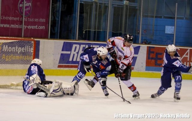 Photo hockey match Montpellier  - Mulhouse le 24/03/2012