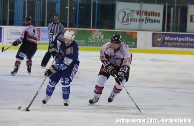 Photo hockey match Montpellier  - Mulhouse le 24/03/2012