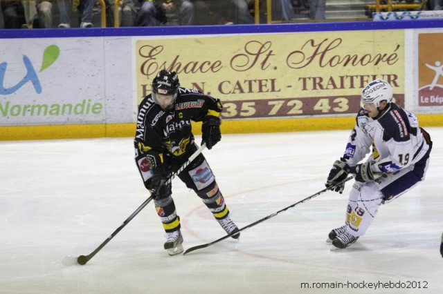 Photo hockey match Rouen - Grenoble  le 28/03/2012