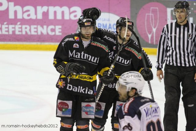 Photo hockey match Rouen - Grenoble  le 28/03/2012