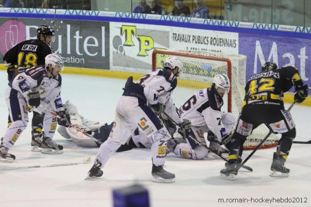 Photo hockey match Rouen - Grenoble  le 28/03/2012